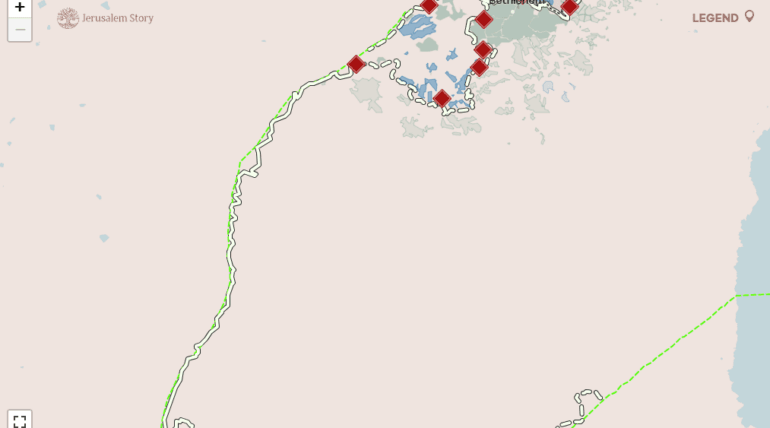 Checkpoints around Jerusalem