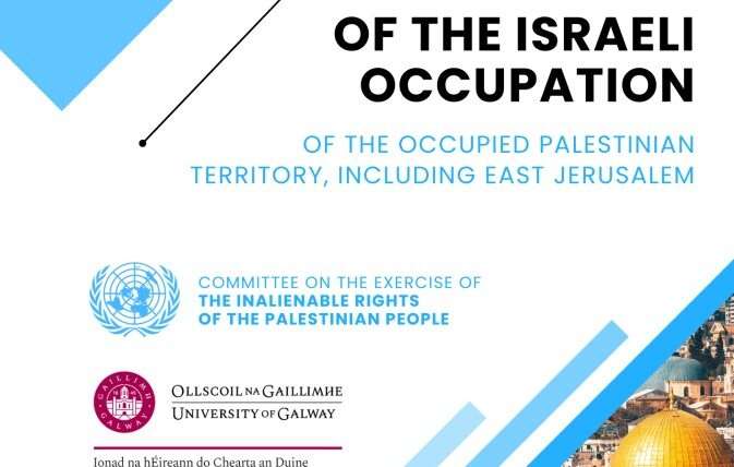 Study: Legality of the Israeli Occupation of the Occupied Palestinian Territory, Including East Jerusalem