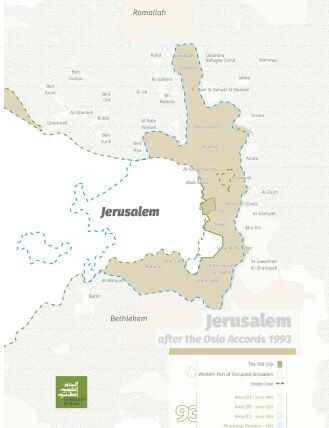 Jerusalem after the Oslo Accord 1993