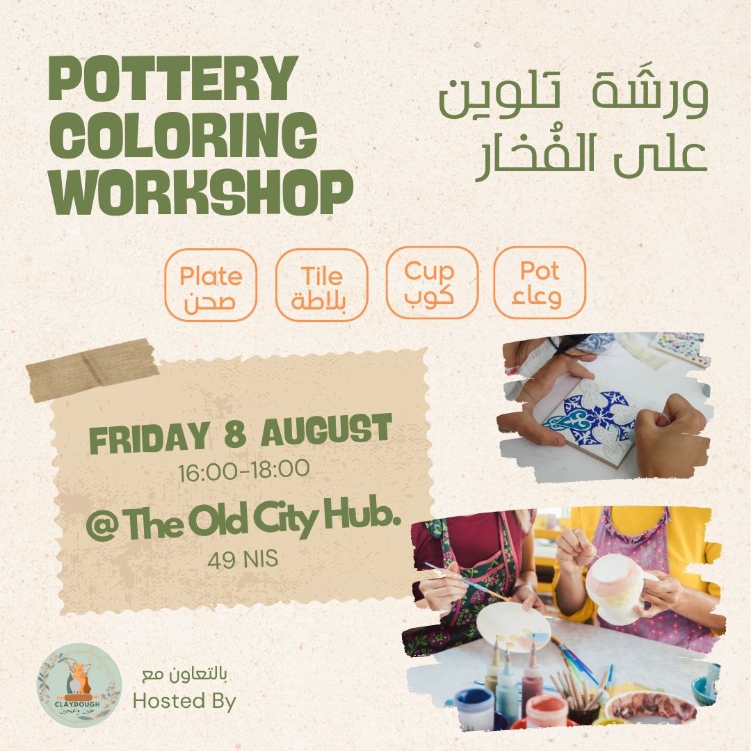 Grey Tosca Illustrative Pottery Workshop Instagram Post