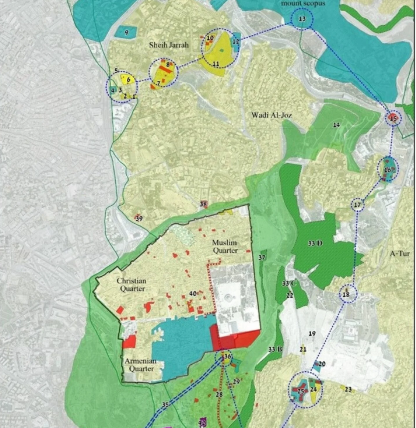 Settlement Ring Around the Old City 2025